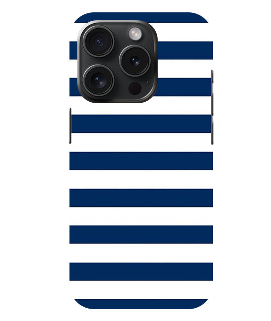 Stripes Back Cover For  Iphone 15 Pro