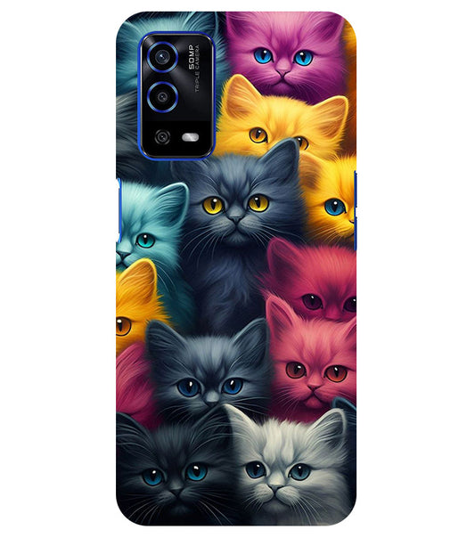 Cat Back Cover For  Oppo A53S 5G