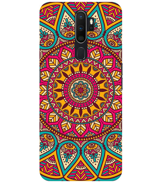 mandala Back Cover For  Oppo A5 2020
