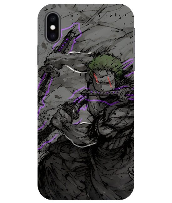 Zoro Three Sword Style Phone Case For  Apple Iphone X