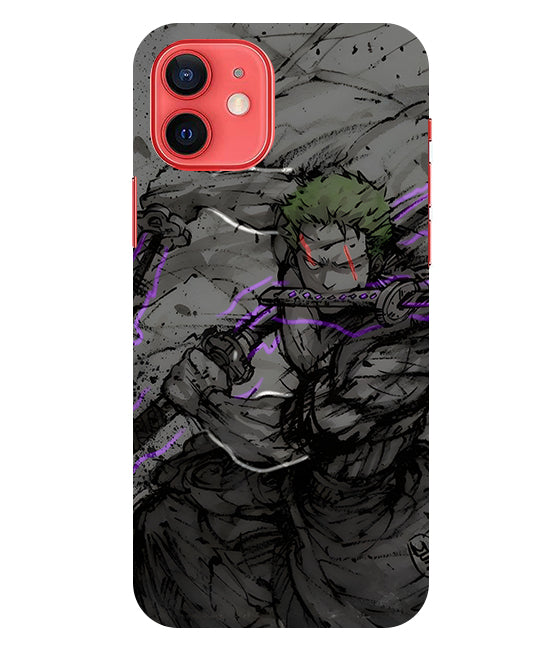 Zoro Three Sword Style Phone Case For  Apple Iphone 12 Mini